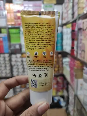 Picture of Organic Herbal Face Wash 70ml Organic Extract Yellow