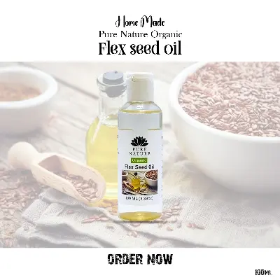 Picture of Pure Nature Organic Home Made Flex Seed Oil Hair