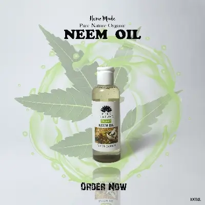 Picture of Pure Nature Organic Home Made Neem Oil 100gm White