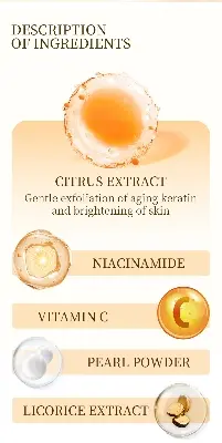 Picture of Orange Exfoliating Gel ,Natural Orange Peeling Gel Face Scrub,Deep Cleansing Moisturizing Facial Exfoliator Face and Body Exfoliating Scrub Gel For All Skin Types Orange