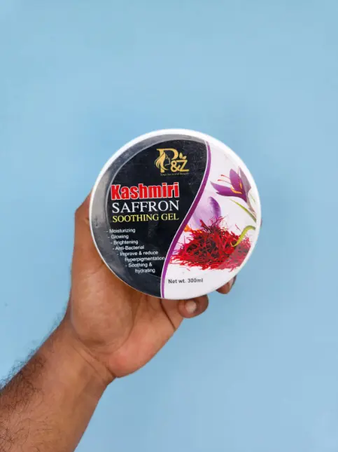 Picture of Kashmiri Saffron Soothing Gel 300ml Yellow