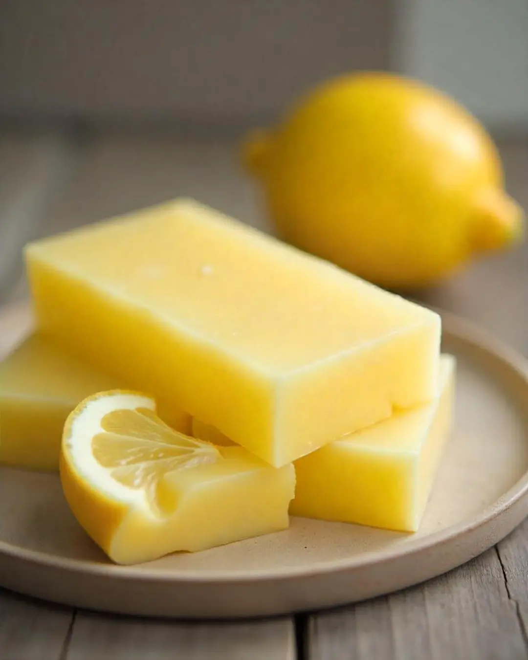 Picture of Lemon Soap Base Pure Organic, SLS, Chemical Free Melt & Pour Soap Base Bar For Soap Making 