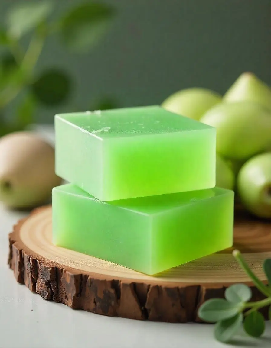 Picture of AloeVera Soap Base Pure Organic, SLS, Chemical Free Melt & Pour Soap Base Bar For Soap Making 