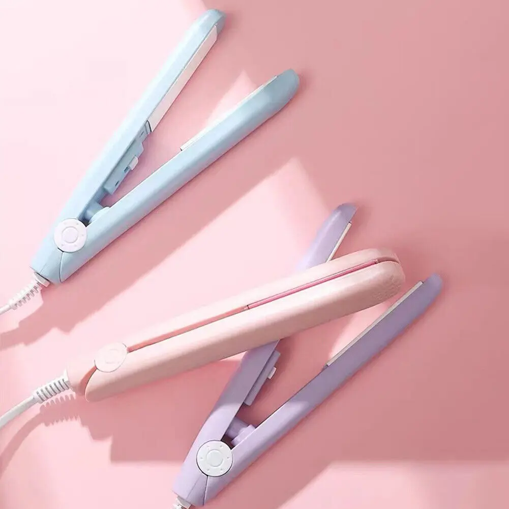 Picture of 2 in 1 Mini Hair Straightener, Short Hair Straightener for All Hair Types, Short Hair, Fringes, Masculine Beards