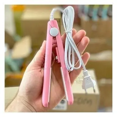 Picture of 2 in 1 Mini Hair Straightener, Short Hair Straightener for All Hair Types, Short Hair, Fringes, Masculine Beards