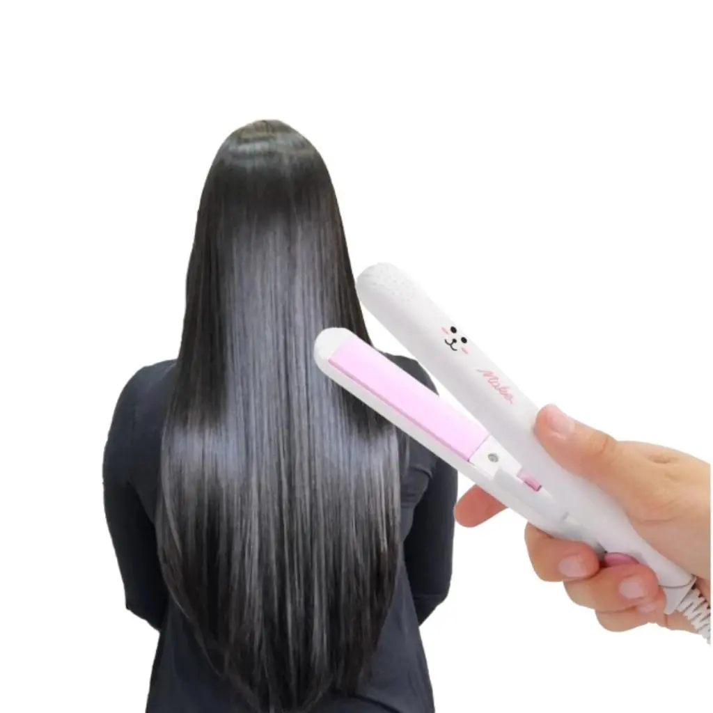 Picture of 2 in 1 Mini Hair Straightener, Short Hair Straightener for All Hair Types, Short Hair, Fringes, Masculine Beards