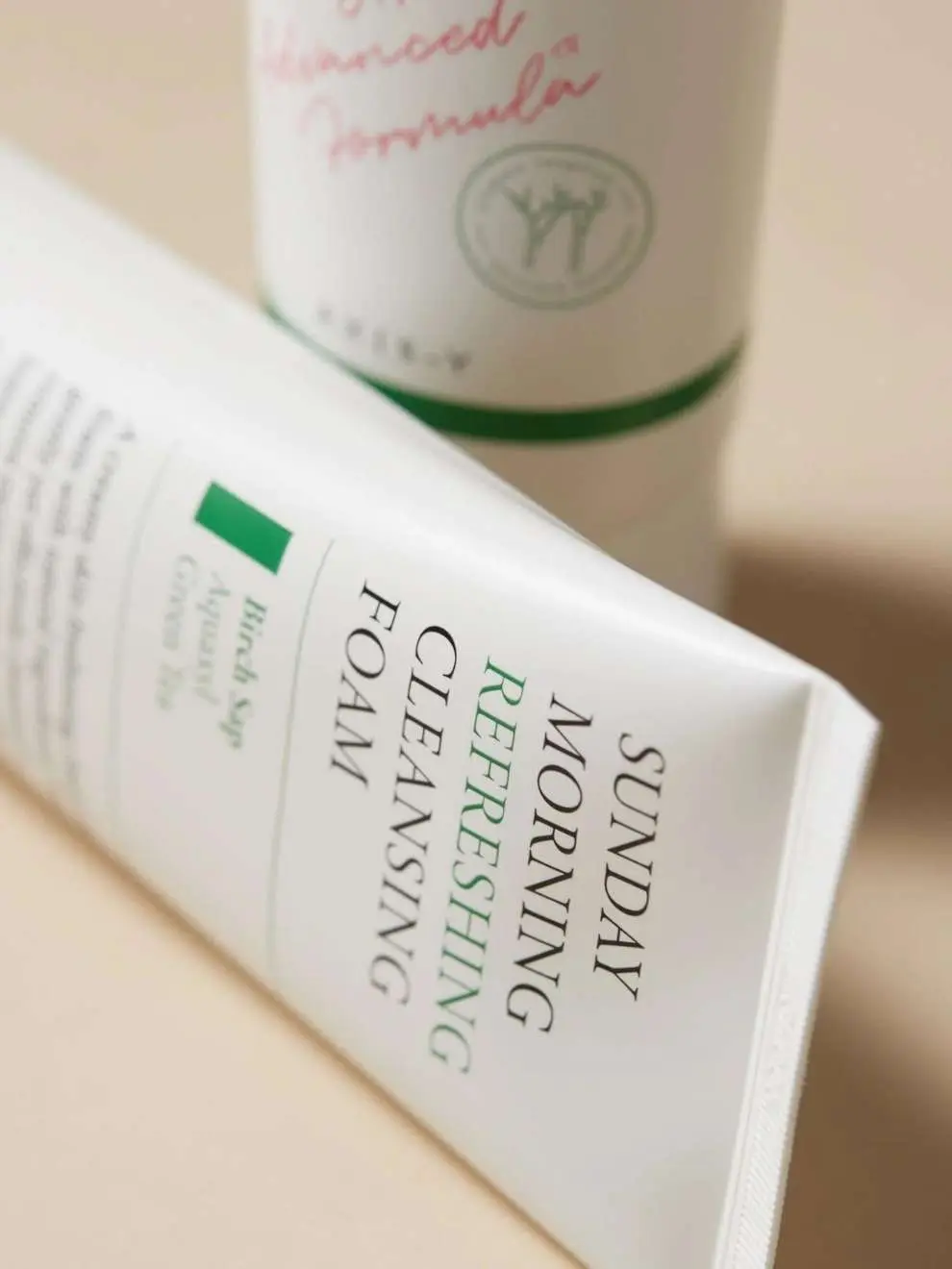 Picture of AXIS-Y Sunday Morning Refreshing Cleansing Foam 120ml / 4.05 fl. oz | Gentle Foaming Facial Cleanser | Moisturizing Cleanser, Birch Sap, Aquaxyl, Korean Skincare 