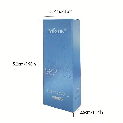 Picture of MESTIN Sunscreen SPF 90+ Sun Protection Not Affected By Sunlight 60ml 