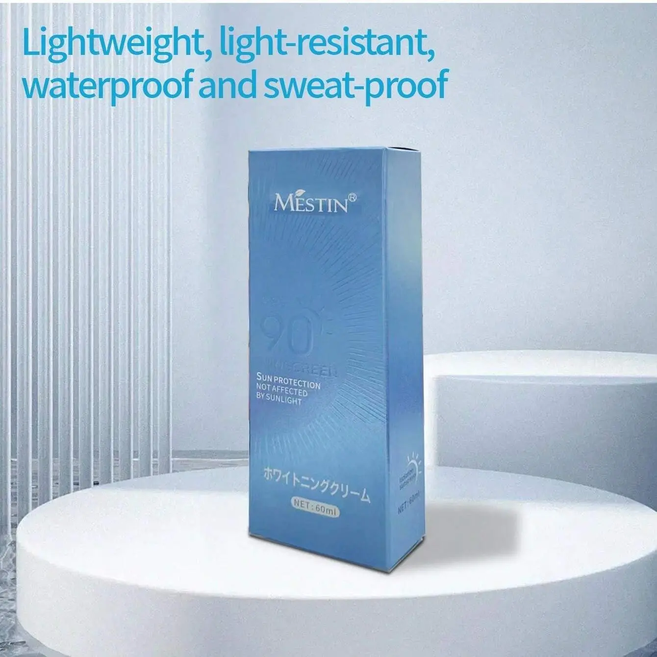 Picture of MESTIN Sunscreen SPF 90+ Sun Protection Not Affected By Sunlight 60ml 