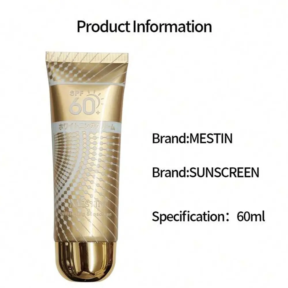 Picture of Mestin SPF 60 Plus Sunscreen - Superior Protection For Sun-Kissed Skin 60ml 