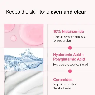Picture of Anua 10% Niacinamide+ 4% Tranexamic Acid Serum, Ceramide, Hyaluronic Acid, Vitamin B12 natural color, for Sensitive skin, Korean Glass Skin, Fragrance-Free (30ml 1.01 fl.oz.) 