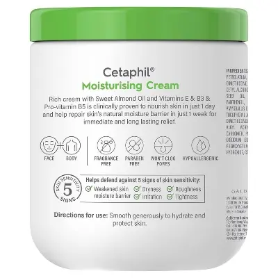 Picture of Cetaphil Moisturizing Cream Face & Body Dry Sensitive Skin 550G 