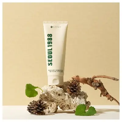 Picture of KSECRET SEOUL 1988 Cleansing Foam : Pine Cica 1% + Probiotics, 150ml/5.07fl.oz. Off White