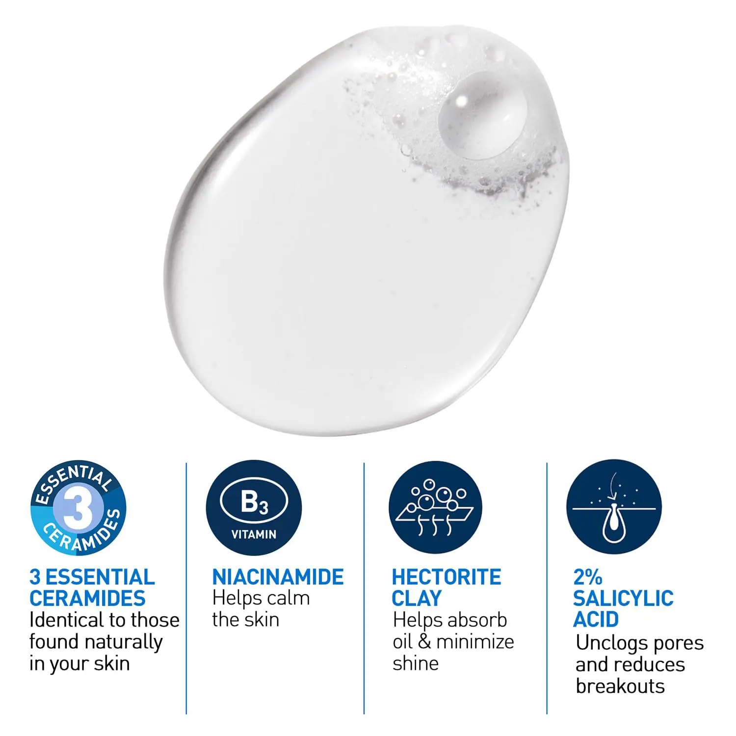 Picture of CeraVe Blemish Control Cleanser for Blemish-Prone Skin 236ml White