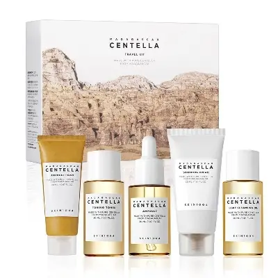 Picture of SKIN1004 Centella Mini Skincare Kit – Ampoule Foam, Toner, Ampoule & Soothing Cream Set White