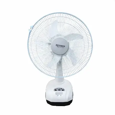 Picture of Defender KN-2912 Rechargeable Fan AC/DC with LED Multi-Function 12" White