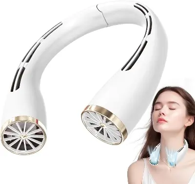 Picture of Mini Neck Portable Hanging Rechargeable Air Cooler Summer Sport Fan