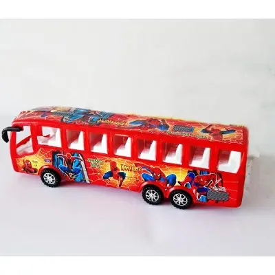 Picture of Spider Man Toy Bus Car for Kids- Red