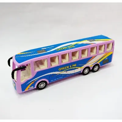Picture of Green Line Bus Toy Car 11''inch For Kid- Plastic Toy