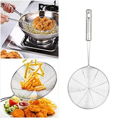 Picture of Fry Net Spoon Cooked Food Strainer Stainless steel- 1 Piece