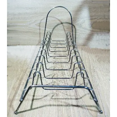 Picture of Plate Kitchen Rack  Stainless Steel (9 Plate) Plate Rack/Dish Rack/Plate Stand/Dish Stand/Utensil Rack/Chrome Plated