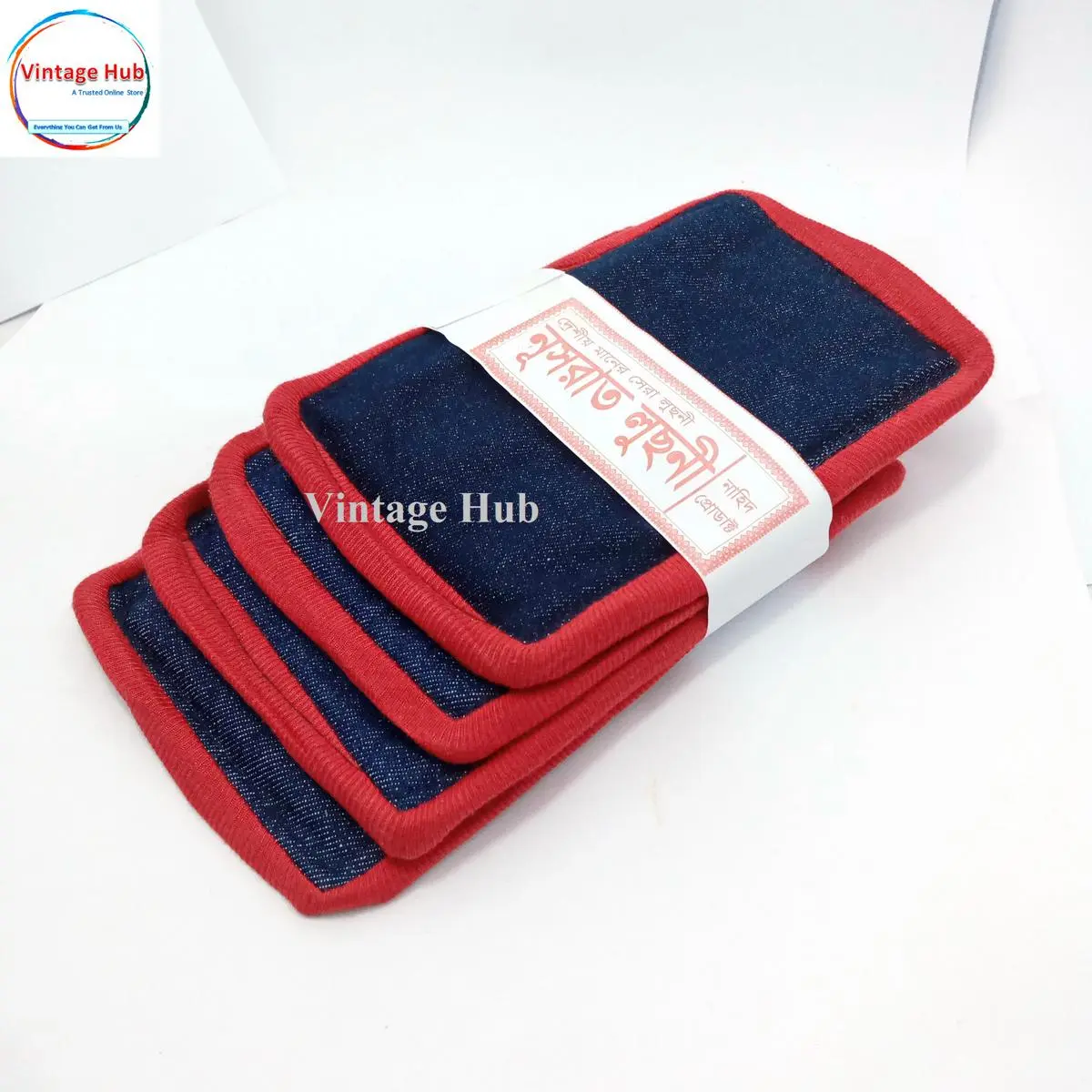 Picture of লুছনী ৪ পিস-2 Pair 4 Pieces Multicolor-Vintage Hub