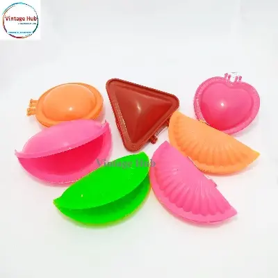 Picture of পিঠা বানানোর সাঁজ-Cake Dice 6 Piece Set Multicolor and Multi Shape-Vintage Hub