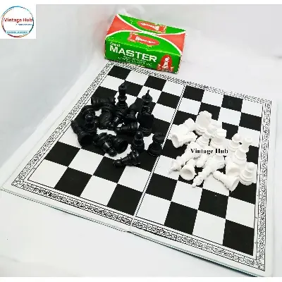 Picture of Chess Board - Black and White