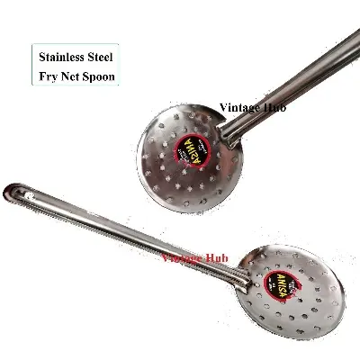 Picture of Stainless Steel Mesh Strainer Ladle Spider Skimmer Fry Spoon Kitchen Utensil-1 Piece