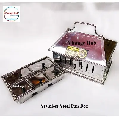 Picture of পান সুপারি রাখার বক্স-Pan Box Stainless Steel Long Life