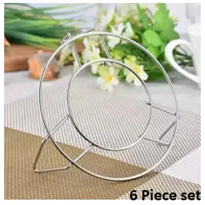 Picture of Stainless Steel Food Stand - Silver 6-Piece Set