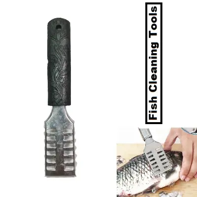 Picture of Fish Scale Scraper Tools wiyh plastic handle Black D- 1 Piece