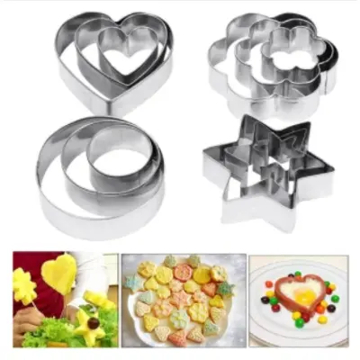 Picture of Cookie Cutter 12 Pieces Set Steel Long Lasting