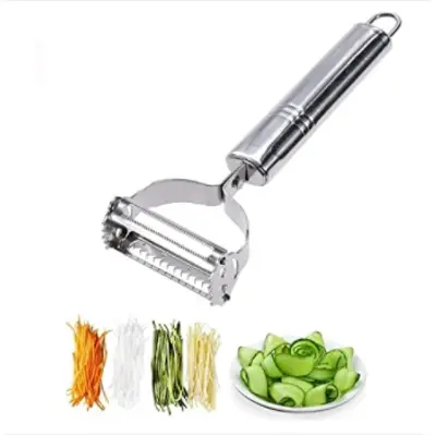 Picture of Stainless Steel Multi-function Vegetable Double Peeler Cutter Julienne Peeler Potato Carrot Grater Kitchen Tool