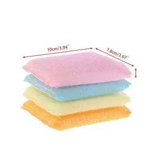 Picture of 4 Pices Dish Wash Scrubber - Multicolor
