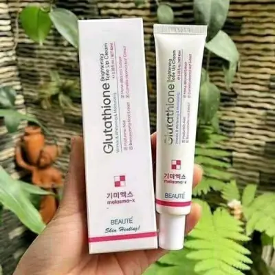 Picture of Beaute Melasma-X Glutathione B r i g h t e n i n g Tone Up Cream 45ml / Beaute Melasma-X 3D W h i t e n i n g Clinic Renewal Cream 40gm |