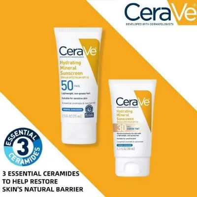 Picture of CeraVe 100% Mineral Sunscreen SPF 50 (USA)