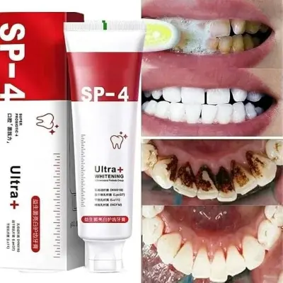 Picture of SP 4 UltraBrightening Toothpaste, Advanced Whitening Formula for Stain Removal and Enamel Protection| Fresh Mint Flavor| SP4, SP6, S10 Toothpaste 2026 new