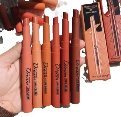 Picture of HengFang Matte Lipstick 6 Pcs Set new(Glow N Touch Beauty)