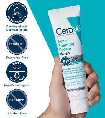 Picture of CeraVe Acne Foaming Cream Cleanser 150ml