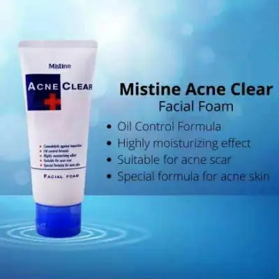 Picture of Mistine Acne Clear Facial Foam Face Wash - 85Gm (Made In Thailand) - Face Wash