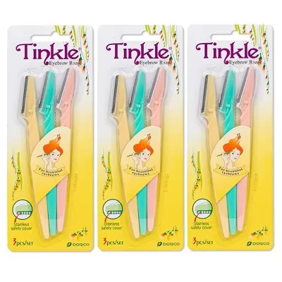 Picture of Tinkle Eyebrow Razors for Women 3pcs Set