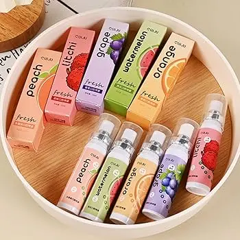 Picture of Oral Fresh Spray Mouth Freshener 6 Smell Fresh Breath Mouth Fruit Litchi Peach Grape Flavor Persistent Portable Oral Care new