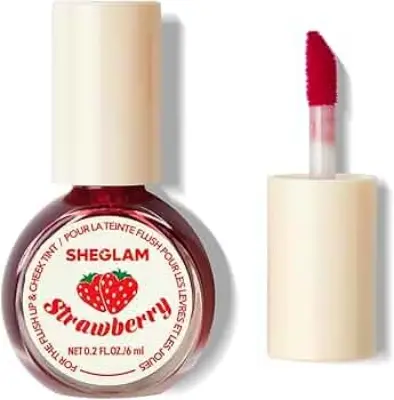 Picture of SHEGLAM For The Flush Lip & Cheek Tint-Fruit Punch Long-Lasting Matte Finish Lip Tint Easy-To-Use Lightweight Blush Moisturizing Lip Stain Liquid Lipstick new