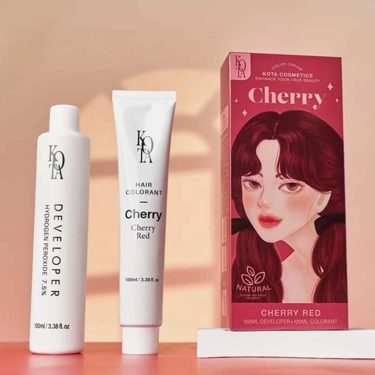Picture of Kota Color Cream Hair Color (CHERRY RED) new(Glow N Touch Beauty) new(Glow N Touch Beauty)