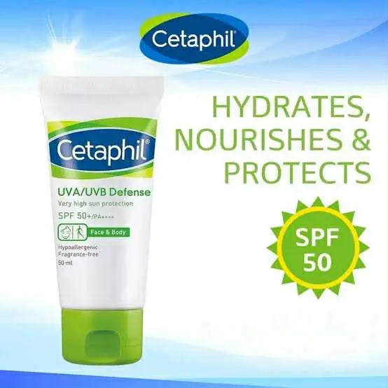 Picture of Cetaphil UVA/UVB Defense SPF 50+ for Face & Body 50ml new