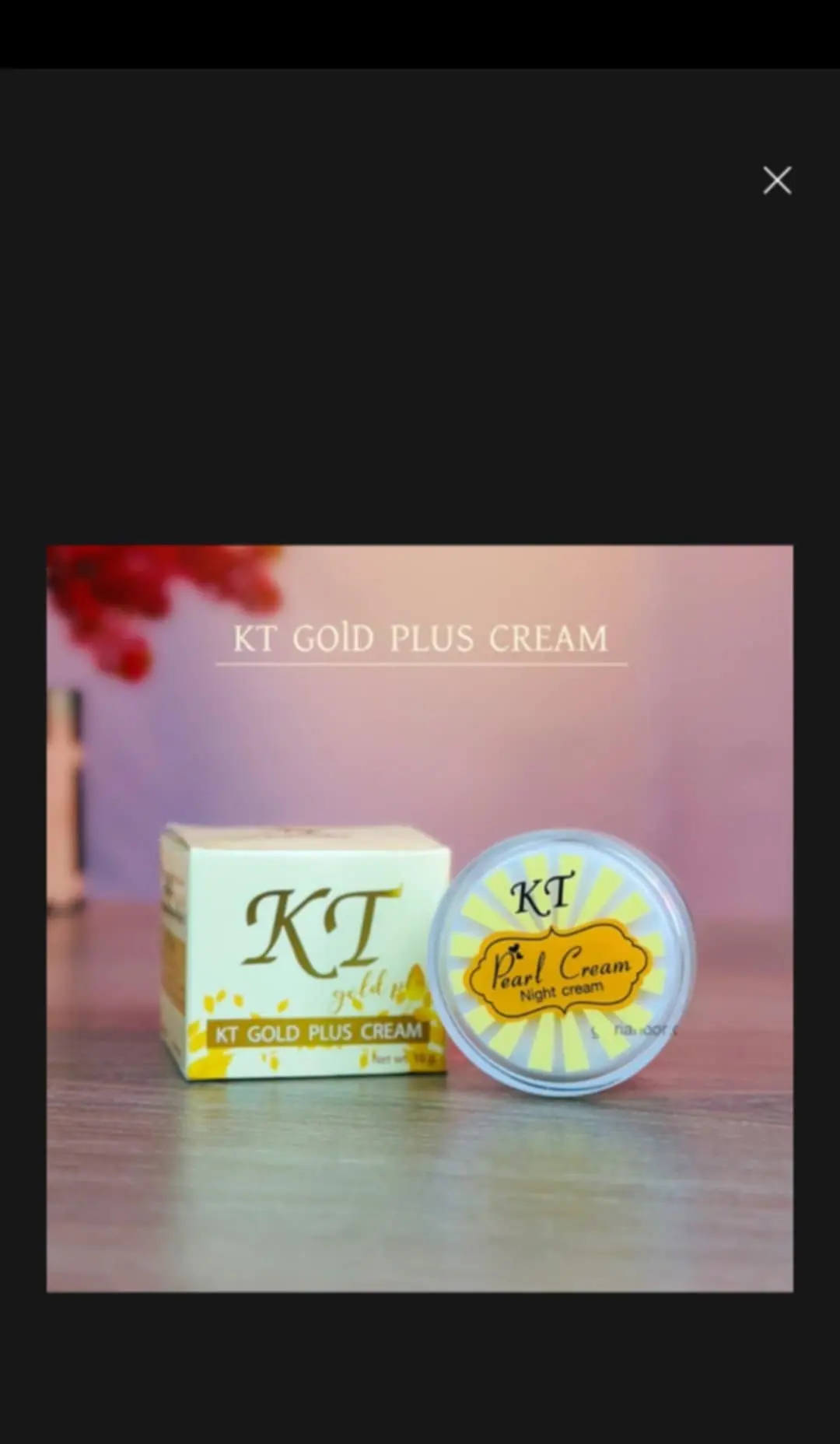 Picture of KT GOLD PLUS NIGHT CREAM (10G) MADE IN THAILAND new