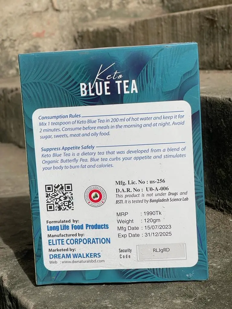 Picture of Keto Blue Tea Price In Bangladesh For Sliming Body new(Glow N Touch Beauty)