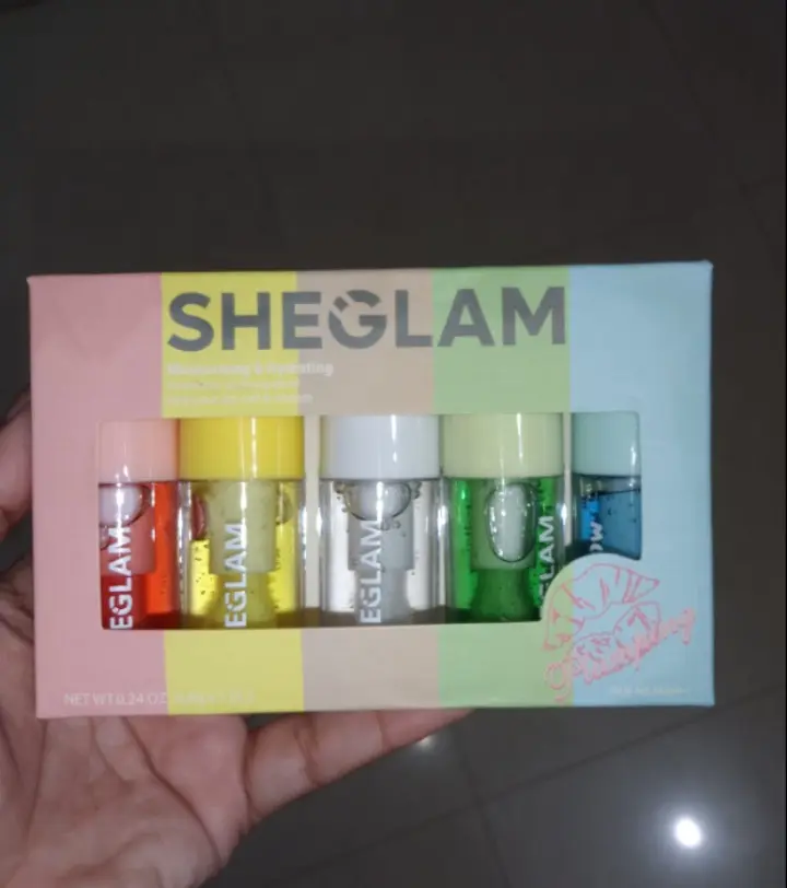 Picture of Sheglam Jelly Wow Hydrating Lip Oil Moisturizing Plumping Lip Gloss 5pcs Set new(Glow N Touch Beauty)