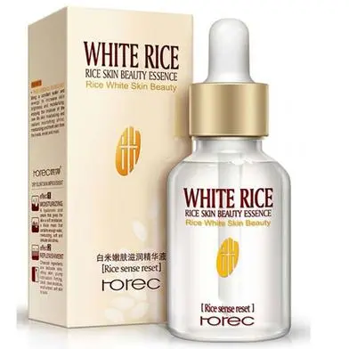 Picture of Rice Serum HCHANA White Rice Seram Reduces Wrinkles and Lighten Dark Spots Pore Minimizer Anti- Aging Face Moisturizer Skin Lightening - 15ml